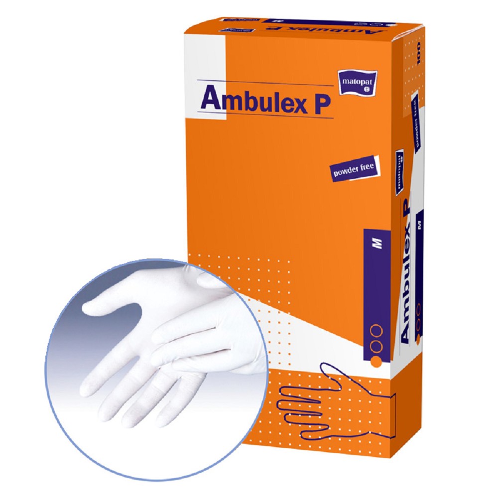 Ambulex Latexhandschuhe - ungepudert - 100 Stück (L)