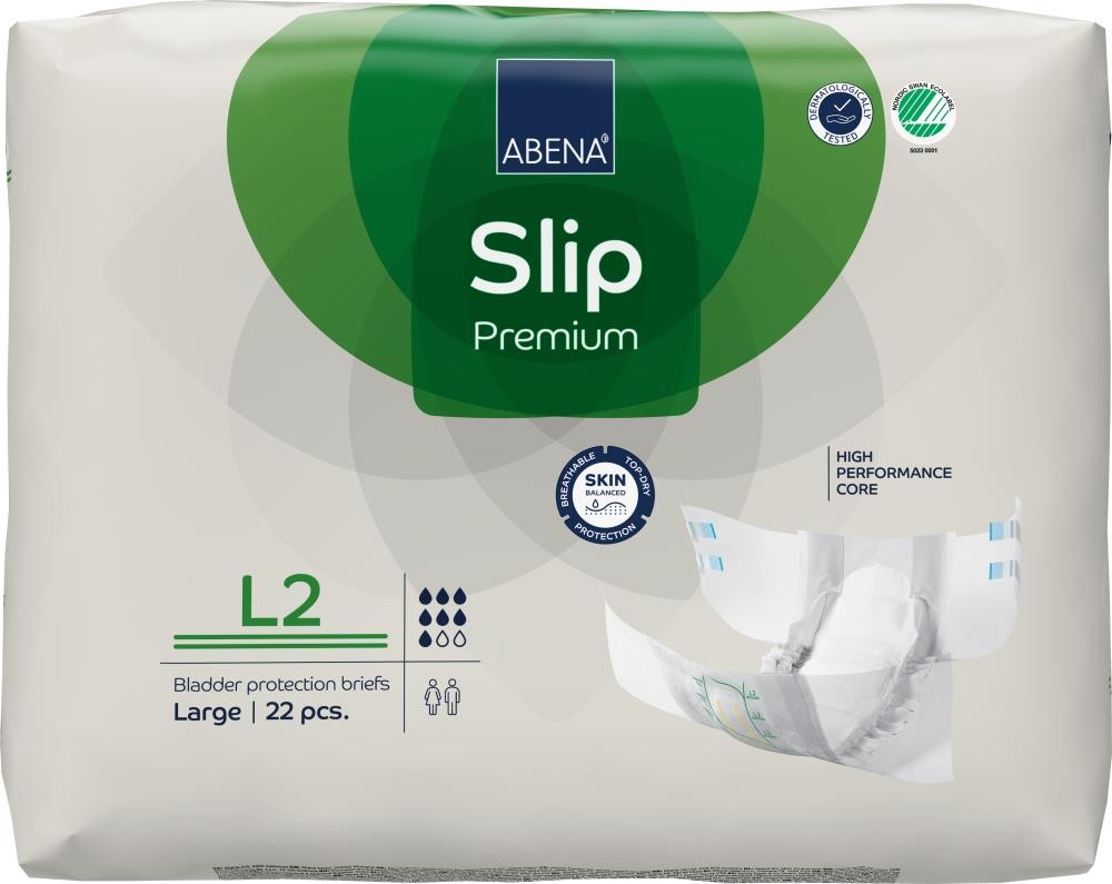 Abena Slip Premium - L2 (100-150 cm) - Karton