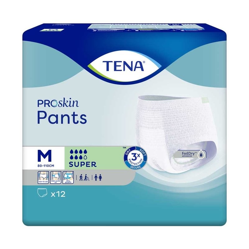 Tena Pants Super ProSkin - M (80 - 110 cm) - 12 Pants